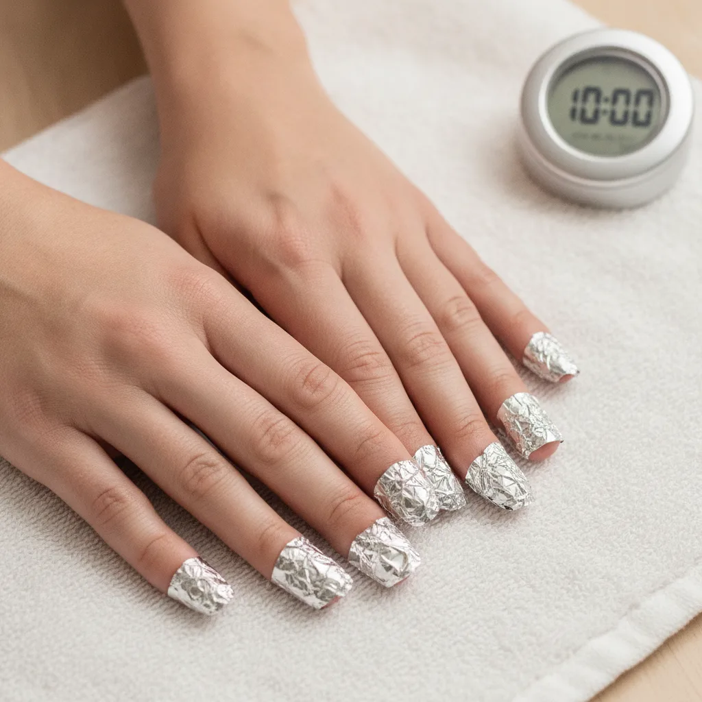 dépose ongles gel sans abîmer