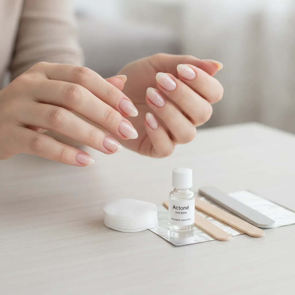dépose ongles gel sans abîmer